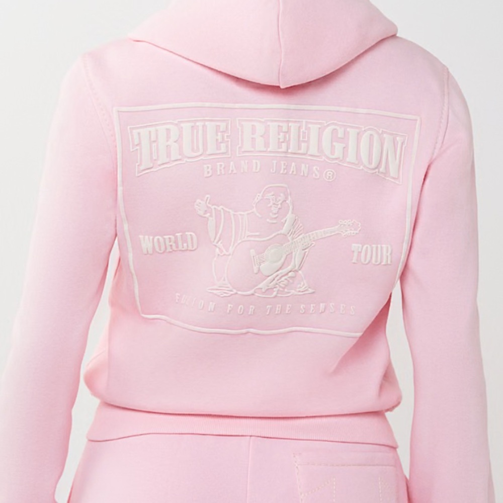 True Religion Light Pink Logo Set